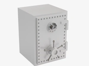 Steel Safe 3D Model