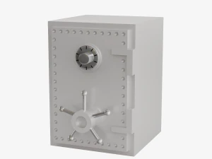 Steel Safe 3D Model