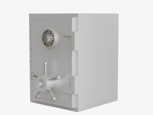 Steel Safe 3D Model