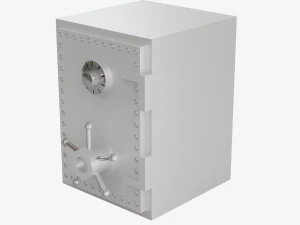 Steel Safe 3D Model