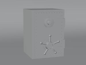 Steel Safe 3D Модель