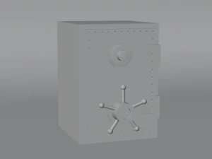 Steel Safe 3D Model