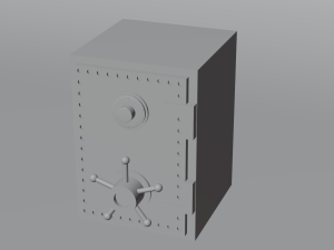 Steel Safe 3D Модель