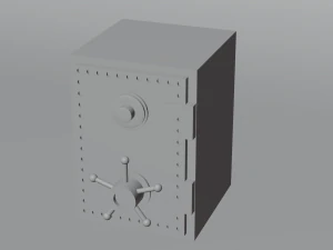 Steel Safe 3D Model