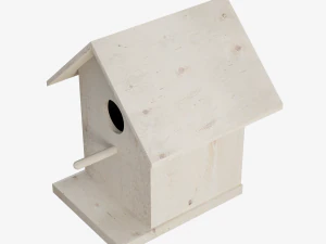 Wooden Birdhouse 3D Model