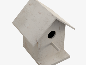 Wooden Birdhouse 3D Model