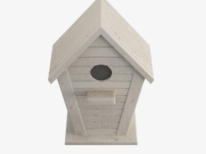 Wooden Birdhouse 02 3D Model