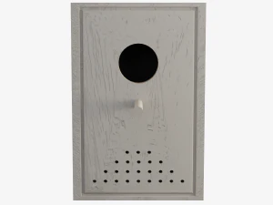 Wooden Birdhouse 3D Model