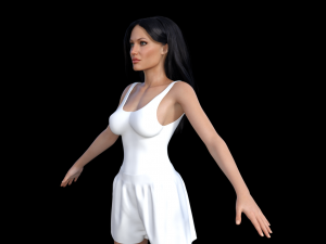 Angelina Jolie 3d Monster Porn - 3d angelina jolie 3D Model in Woman 3DExport