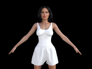Angelina Jolie Realistic Character 3D-Modell