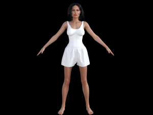 Angelina Jolie Realistic Character 3D-Modell