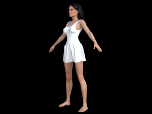 Angelina Jolie Realistic Character 3D-Modell