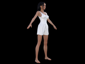 Angelina Jolie Realistic Character 3D-Modell