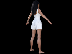 Angelina Jolie Realistic Character 3D-Modell