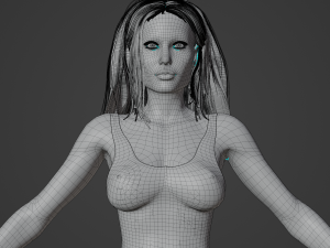 Angelina Jolie Realistic Character 3D-Modell
