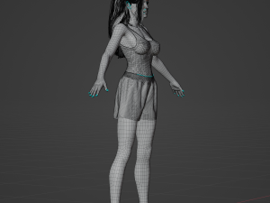 Angelina Jolie Realistic Character 3D-Modell