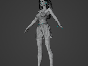 Angelina Jolie Realistic Character 3D-Modell