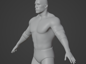 The Rock Dwayne Johnson Realistic Character Modelo 3D