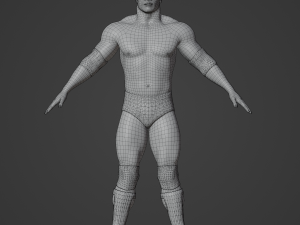 The Rock Dwayne Johnson Realistic Character Modelo 3D