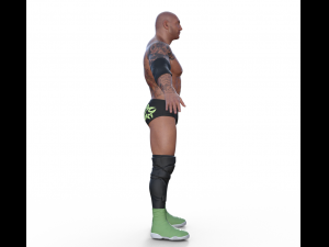 Dave Batista Realistic Character 3D 모델