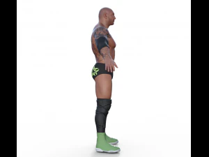 Dave Batista Realistic Character 3D Model