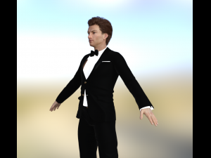 Shawn Realistic Character Model 3D