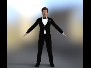 Shawn Realistic Character Model 3D