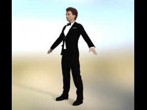 Shawn Realistic Character Model 3D