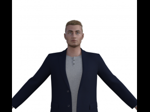 Michael Realistic Character 3D Model