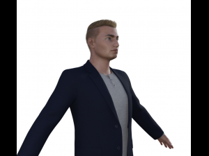 Michael Realistic Character 3D 모델