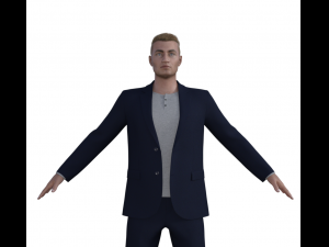 Michael Realistic Character 3D 모델