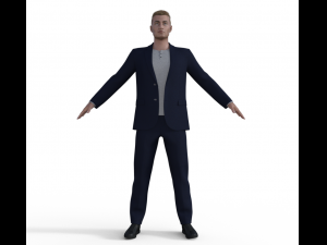 Michael Realistic Character 3D 모델