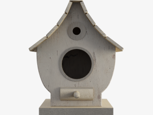 Wooden Birdhouse 03 Modelo 3D