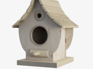 Wooden Birdhouse 03 Modelo 3D