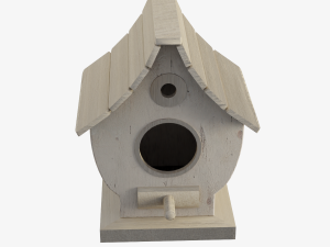 Wooden Birdhouse 03 Modelo 3D