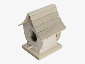 Wooden Birdhouse 03 Modelo 3D