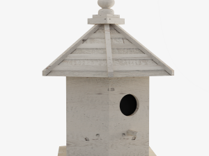 Wooden Birdhouse 01 3D Model