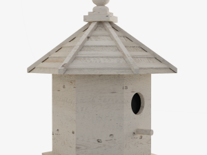 Wooden Birdhouse 01 3D Model