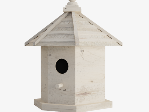 Wooden Birdhouse 01 3D Model
