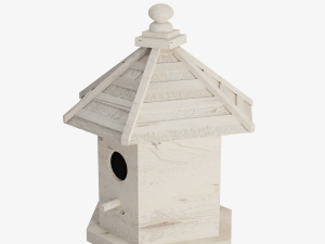 Wooden Birdhouse 01 3D Model