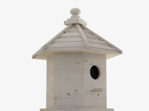 Wooden Birdhouse 01 3D Model