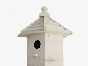 Wooden Birdhouse 01 3D Model