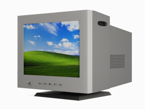 Old PC Monitor 3D मॉडल