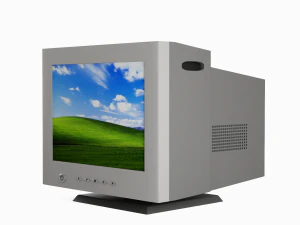 Old PC Monitor 3D Model