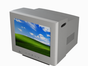 Old PC Monitor 3D 模型