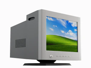 Old PC Monitor 3D Model