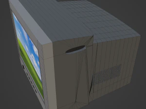 Old PC Monitor 3D Model