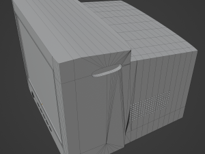 Old PC Monitor 3D 模型