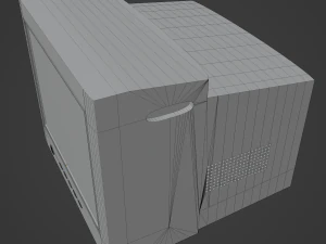 Old PC Monitor 3D Model