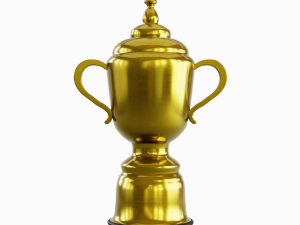 Gold Trophy Cup 01 Modèle 3D